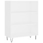 vidaXL Aparador alto madera contrachapada blanco 69,5x34x180 cm vidaXL Aparador alto madera contrachapada blanco 69,5x34x180 cm