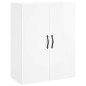 vidaXL Aparador alto madera contrachapada blanco brillo 69,5x34x180 cm vidaXL Aparador alto madera contrachapada blanco brillo 69,5x34x180 cm