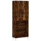 vidaXL Aparador alto madera contrachapada roble ahumado 69,5x34x180 cm vidaXL Aparador alto madera contrachapada roble ahumado 69,5x34x180 cm
