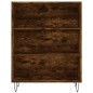 vidaXL Aparador alto madera contrachapada roble ahumado 69,5x34x180 cm vidaXL Aparador alto madera contrachapada roble ahumado 69,5x34x180 cm