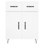 vidaXL Aparador alto madera contrachapada blanco brillo 69,5x34x180 cm vidaXL Aparador alto madera contrachapada blanco brillo 69,5x34x180 cm