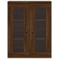 vidaXL Aparador alto madera contrachapada marrón roble 69,5x34x180 cm vidaXL Aparador alto madera contrachapada marrón roble 69,5x34x180 cm