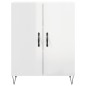 vidaXL Aparador alto madera contrachapada blanco brillo 69,5x34x180 cm vidaXL Aparador alto madera contrachapada blanco brillo 69,5x34x180 cm