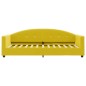 vidaXL Sofá cama con colchón terciopelo amarillo 80x200 cm vidaXL Sofá cama con colchón terciopelo amarillo 80x200 cm