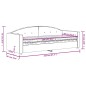 vidaXL Sofá cama con colchón terciopelo amarillo 80x200 cm vidaXL Sofá cama con colchón terciopelo amarillo 80x200 cm