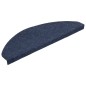 vidaXL Alfombrilla autoadhesiva de escalera 15 uds azul 65x22,5x3,5 cm vidaXL Alfombrilla autoadhesiva de escalera 15 uds azul 65x22,5x3,5 cm