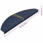 vidaXL Alfombrilla autoadhesiva de escalera 15 uds azul 65x22,5x3,5 cm vidaXL Alfombrilla autoadhesiva de escalera 15 uds azul 65x22,5x3,5 cm