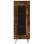 vidaXL Aparador de madera contrachapada roble ahumado 34,5x34x180 cm vidaXL Aparador de madera contrachapada roble ahumado 34,5x34x180 cm