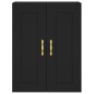 vidaXL Aparador alto madera contrachapada negro 69,5x34x180 cm vidaXL Aparador alto madera contrachapada negro 69,5x34x180 cm