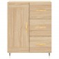 vidaXL Aparador alto madera contrachapada color roble 69,5x34x180 cm vidaXL Aparador alto madera contrachapada color roble 69,5x34x180 cm