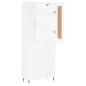 vidaXL Aparador alto madera contrachapada blanco 69,5x34x180 cm vidaXL Aparador alto madera contrachapada blanco 69,5x34x180 cm