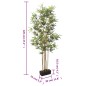 vidaXL Árbol de bambú artificial con 552 hojas verde 120 cm vidaXL Árbol de bambú artificial con 552 hojas verde 120 cm