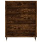 vidaXL Aparador alto madera contrachapada roble ahumado 69,5x34x180 cm vidaXL Aparador alto madera contrachapada roble ahumado 69,5x34x180 cm