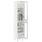 vidaXL Aparador alto madera contrachapada blanco brillo 34,5x34x180 cm vidaXL Aparador alto madera contrachapada blanco brillo 34,5x34x180 cm
