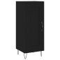 vidaXL Aparador de madera contrachapada negro 34,5x34x180 cm vidaXL Aparador de madera contrachapada negro 34,5x34x180 cm
