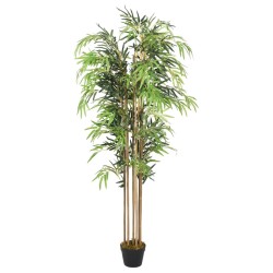 vidaXL Árbol de bambú artificial con 730 hojas verde 120 cm