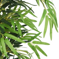 vidaXL Árbol de bambú artificial con 1650 hojas verde 180 cm