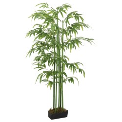 vidaXL Árbol de bambú artificial con 576 hojas verde 150 cm