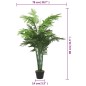 vidaXL Palmera artificial con 18 hojas verde 80 cm vidaXL Palmera artificial con 18 hojas verde 80 cm