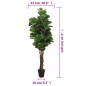 vidaXL Higuera de hojas de violín artificial 134 hojas verde 80 cm vidaXL Higuera de hojas de violín artificial 134 hojas verde 80 cm
