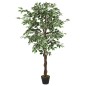 vidaXL Ficus artificial con 378 hojas verde 80 cm vidaXL Ficus artificial con 378 hojas verde 80 cm