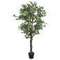 vidaXL Árbol ficus artificial con 756 hojas verde 150 cm vidaXL Árbol ficus artificial con 756 hojas verde 150 cm