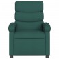 vidaXL Sillón de masaje reclinable de tela verde oscuro vidaXL Sillón de masaje reclinable de tela verde oscuro
