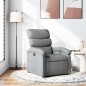 vidaXL Sillón reclinable de tela gris claro vidaXL Sillón reclinable de tela gris claro