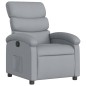 vidaXL Sillón reclinable de tela gris claro vidaXL Sillón reclinable de tela gris claro