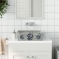 vidaXL Lavabo de encimera rectangular cerámica multicolor 46x35,5x13cm vidaXL Lavabo de encimera rectangular cerámica multicolor 46x35,5x13cm