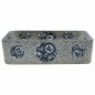 vidaXL Lavabo de encimera rectangular cerámica multicolor 46x35,5x13cm vidaXL Lavabo de encimera rectangular cerámica multicolor 46x35,5x13cm