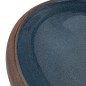 vidaXL Lavabo sobre encimera ovalado cerámica marrón y azul 59x40x15cm vidaXL Lavabo sobre encimera ovalado cerámica marrón y azul 59x40x15cm