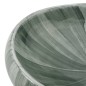 vidaXL Lavabo sobre encimera ovalado cerámica verde 59x40x15 cm vidaXL Lavabo sobre encimera ovalado cerámica verde 59x40x15 cm
