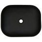 vidaXL Lavabo encimera rectangular cerámica gris negro 48x37,5x13,5 cm vidaXL Lavabo encimera rectangular cerámica gris negro 48x37,5x13,5 cm