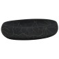 vidaXL Lavabo sobre encimera ovalado cerámica negro 59x40x15 cm vidaXL Lavabo sobre encimera ovalado cerámica negro 59x40x15 cm