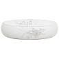 vidaXL Lavabo sobre encimera ovalado cerámica blanco 59x40x15 cm vidaXL Lavabo sobre encimera ovalado cerámica blanco 59x40x15 cm