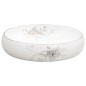 vidaXL Lavabo sobre encimera ovalado cerámica blanco 59x40x15 cm vidaXL Lavabo sobre encimera ovalado cerámica blanco 59x40x15 cm