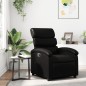 vidaXL Sillón reclinable de cuero sintético negro vidaXL Sillón reclinable de cuero sintético negro