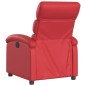 vidaXL Sillón reclinable de cuero sintético rojo vidaXL Sillón reclinable de cuero sintético rojo