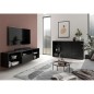 FMD Mueble para TV negro 153,5x31,7x52 cm FMD Mueble para TV negro 153,5x31,7x52 cm