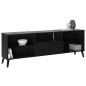 FMD Mueble para TV negro 153,5x31,7x52 cm FMD Mueble para TV negro 153,5x31,7x52 cm