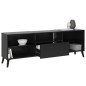 FMD Mueble para TV negro 153,5x31,7x52 cm FMD Mueble para TV negro 153,5x31,7x52 cm