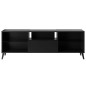 FMD Mueble para TV negro 153,5x31,7x52 cm FMD Mueble para TV negro 153,5x31,7x52 cm