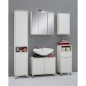 FMD Armario de baño con espejo blanco 70x19x67,6 cm FMD Armario de baño con espejo blanco 70x19x67,6 cm