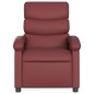 vidaXL Sillón de masaje reclinable cuero sintético rojo tinto vidaXL Sillón de masaje reclinable cuero sintético rojo tinto