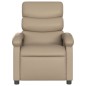 vidaXL Sillón de masaje reclinable cuero sintético color capuchino vidaXL Sillón de masaje reclinable cuero sintético color capuchino