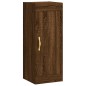 vidaXL Aparador alto madera contrachapada roble marrón 34,5x34x180 cm vidaXL Aparador alto madera contrachapada roble marrón 34,5x34x180 cm