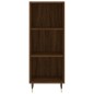 vidaXL Aparador alto madera contrachapada roble marrón 34,5x34x180 cm vidaXL Aparador alto madera contrachapada roble marrón 34,5x34x180 cm