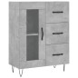 vidaXL Aparador alto madera contrachapada gris hormigón 69,5x34x180 cm vidaXL Aparador alto madera contrachapada gris hormigón 69,5x34x180 cm