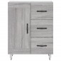 vidaXL Aparador alto madera contrachapada gris sonoma 69,5x34x180 cm vidaXL Aparador alto madera contrachapada gris sonoma 69,5x34x180 cm